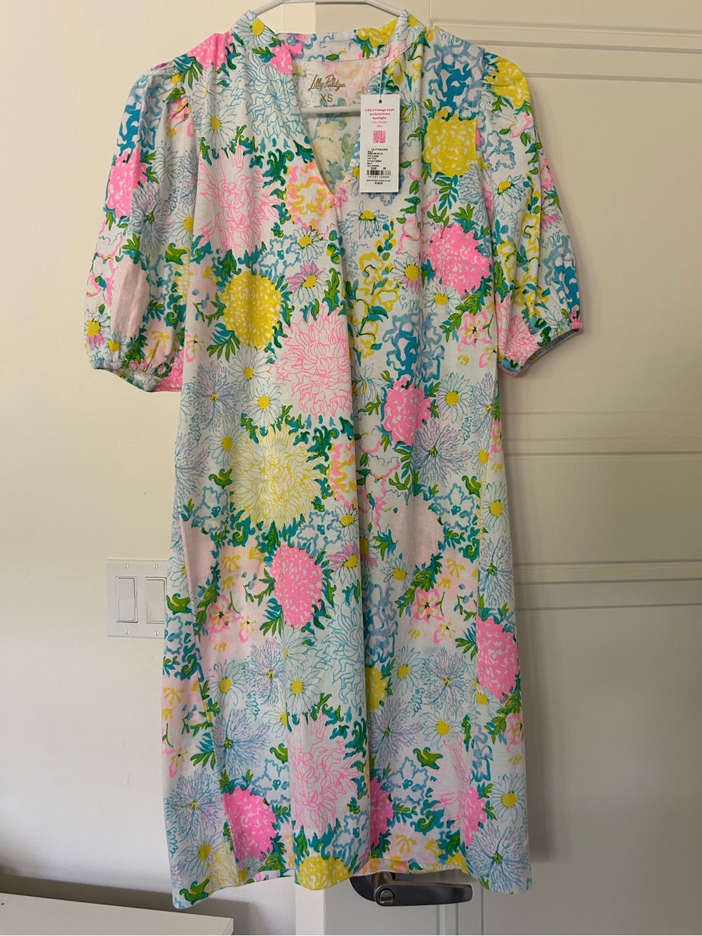 NWT Lilly Pulitzer Carey Dress in Floral Garden